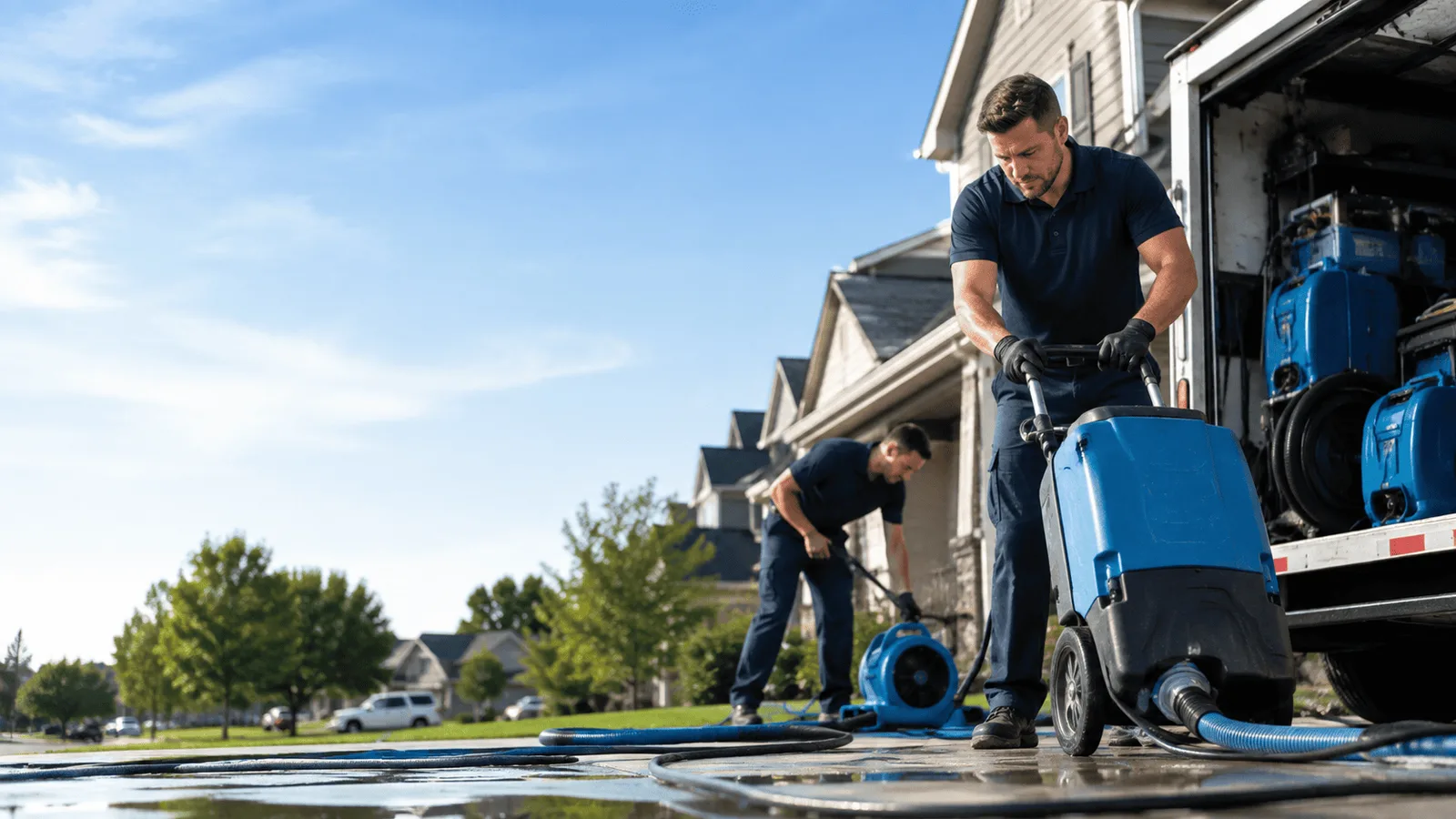 Dehumidification being performed in Jersey Shore, PA